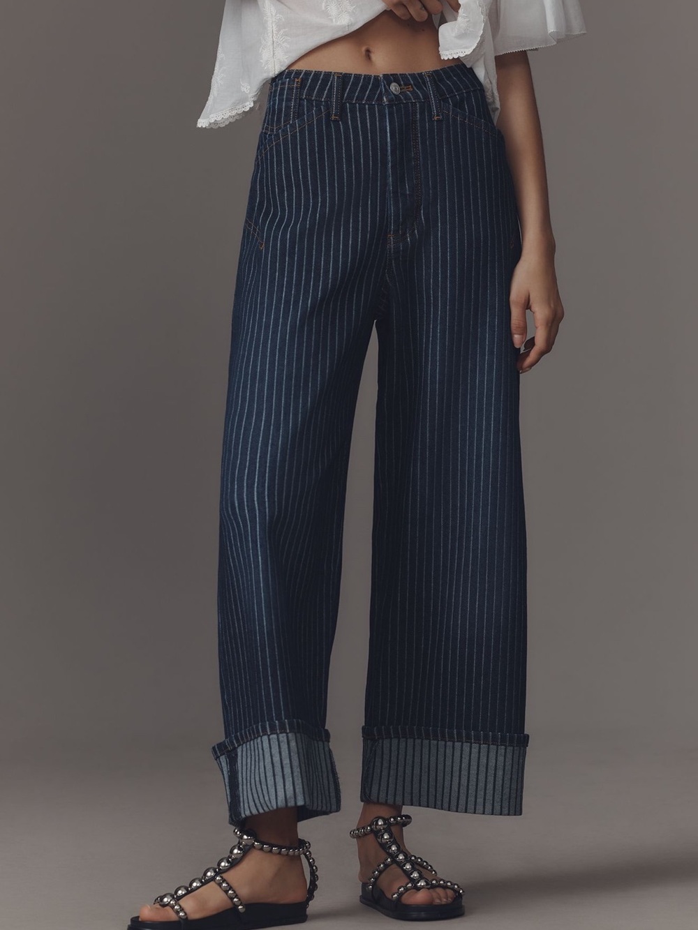 Anthropologie Pilcro Kayden High Rise Carpenter Barrel Leg Jeans Size 28 EUC